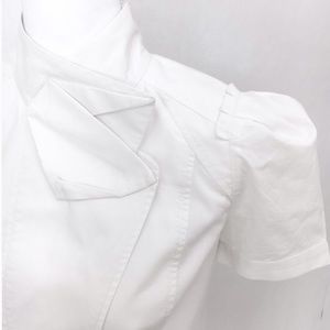 Diane von furstenberg DVF origami button top sz 6